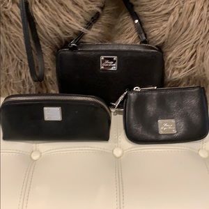 Ralph Lauren wallet, cosmetic bag, and wristlet.